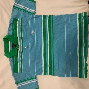 Collard Short Sleeve Polo Shirt